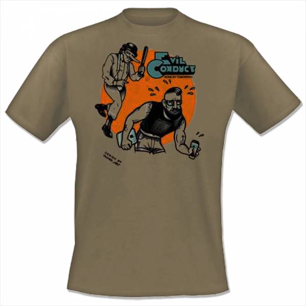 Evil Conduct - Gone by tomorrow, T-Shirt khaki