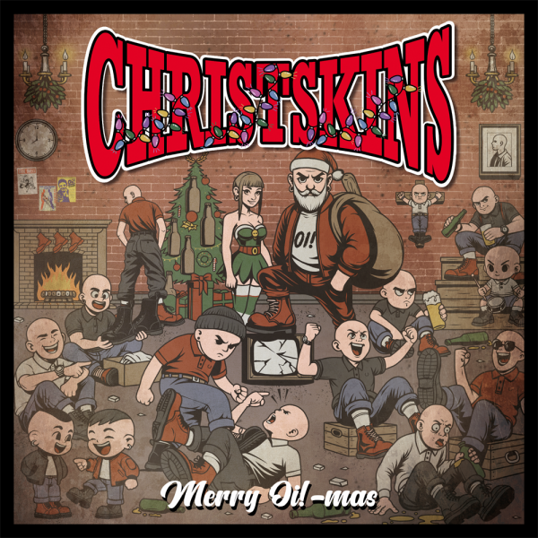 Christskins - Merry Oi!-mas, LP lim. 250, verschiedene Farben VORBESTELLUNG Martens Army