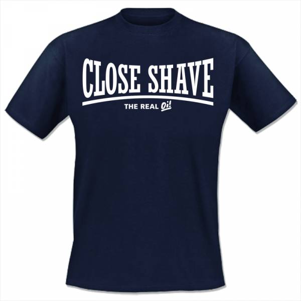 Close Shave - The real Oi!, T-Shirt navy