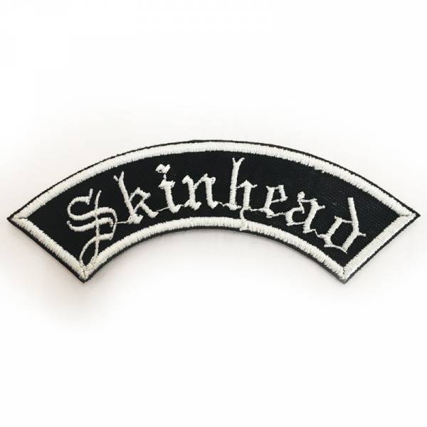 Skinhead - gebogen, Aufnäher
