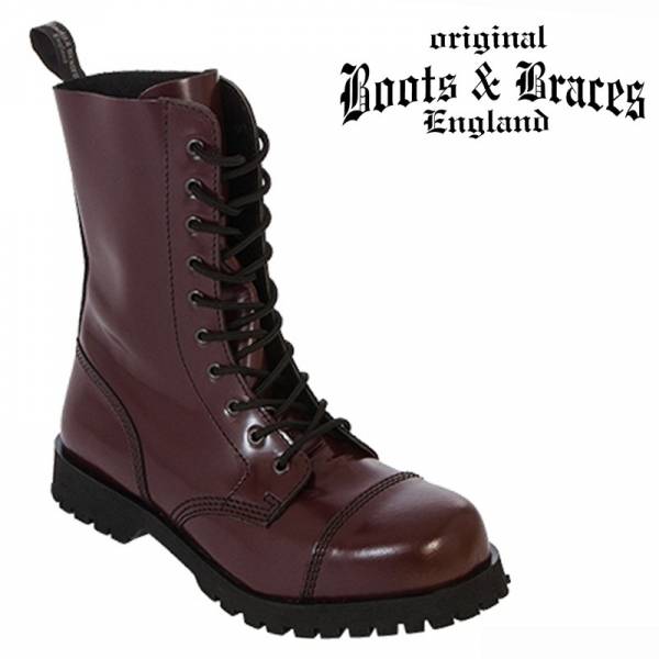 Boots & Braces - 10 Loch, Boots / Stiefel verschiedene Farben