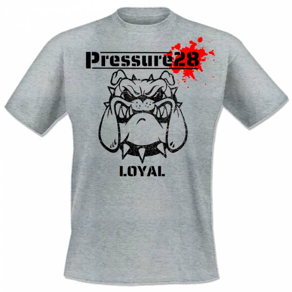 Pressure 28 - Loyal, T-Shirt grau