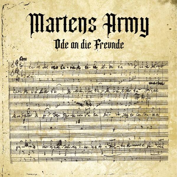 Martens Army - Ode an die Freunde, 12" schwarz, lim. 250, Single-sided + UV Druck, V