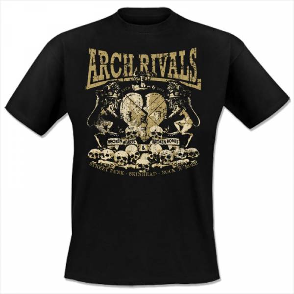 Arch Rivals - Broken hearts and broken bones, T-Shirt schwarz