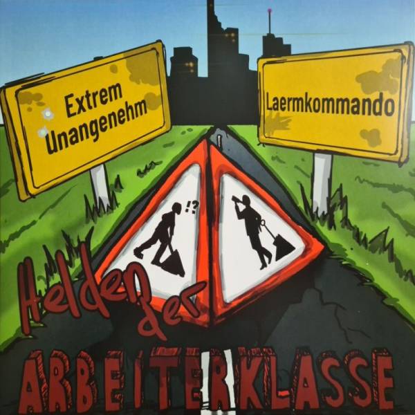 Extrem Unangenehm / Laermkommando - Helden der Arbeiterklasse, 12" lim. 250 schwarz
