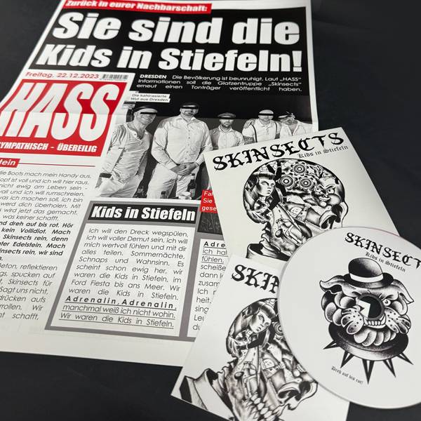 Skinsects - Kids in Stiefeln, CD im A4 Comic Bag, limited Edition