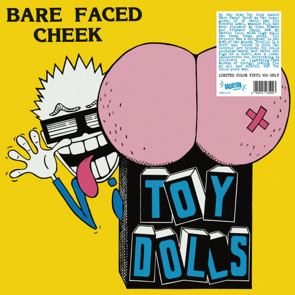 Toy Dolls-Bare Faced Cheek, LP lim. RE 500 blau