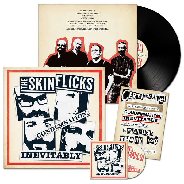 Skinflicks, The - Condemnation, Inevitably, LP+CD lim. 1000 VORBESTELLUNG