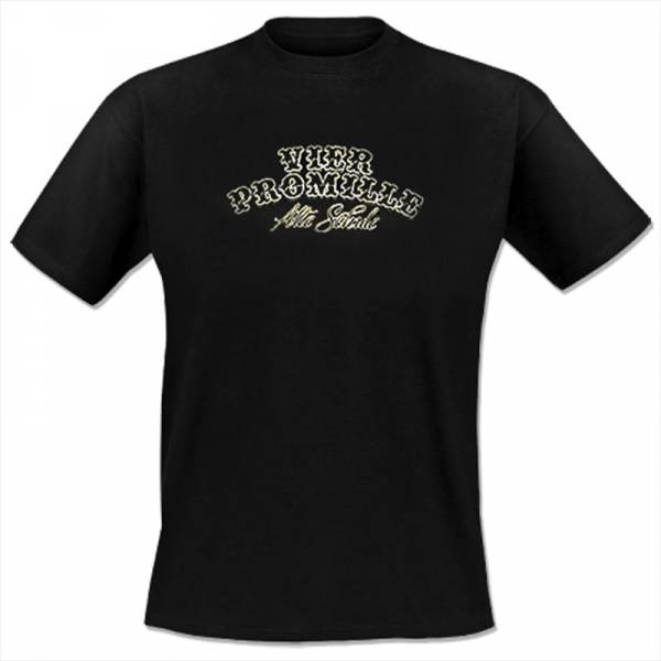 4 Promille - Alte Schule, T-Shirt schwarz
