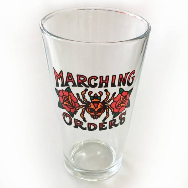 Marching Orders - Logo, Pint Glas