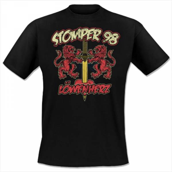 Stomper 98 - Löwenherz, T-Shirt schwarz