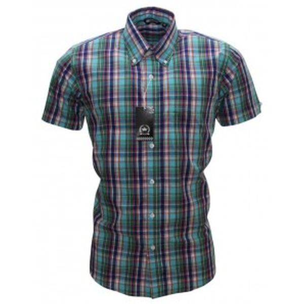 RELCO Clothing - Button Down Kurzärmel-Shirt CK33, verschiedene Größen