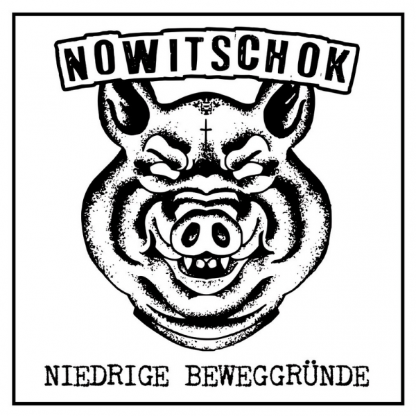 Nowitschok - Niedrige Beweggründe, LP rosa, lim. 500 + Schweinemaske