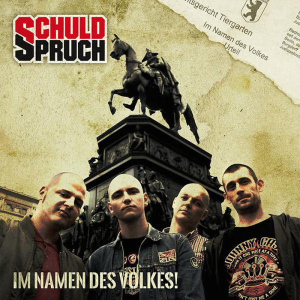 SchuldSpruch ‎– Im Namen des Volkes!, LP + CD lim. 150 verschiedene Farben rot BESCHÄDIGT!!!